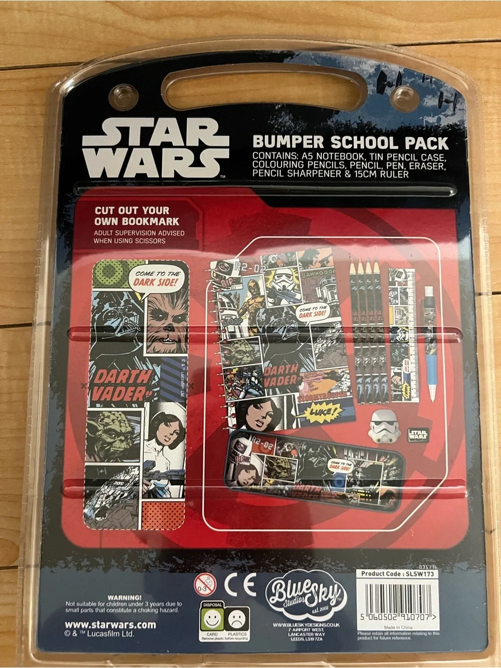 Star Wars Kids School Pack in Black, White, Red and Blue